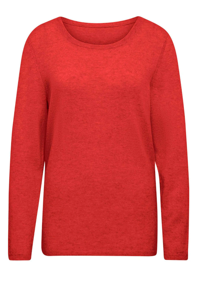 GOLDNER Strickpullover »Kurzgröße Feinstrickshirt mit U-Boot-Ausschnitt« keine/nicht relevant