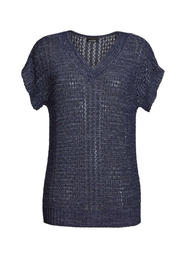GOLDNER Strickpullover »Kurzgröße Pullover« Ohne