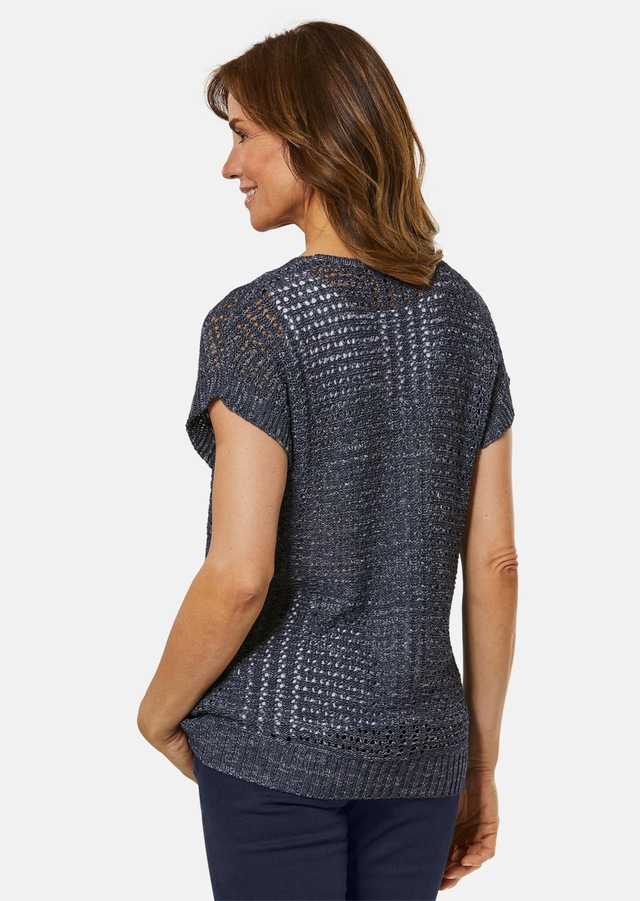 GOLDNER Strickpullover »Kurzgröße Pullover« Ohne
