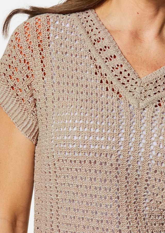 GOLDNER Strickpullover »Kurzgröße Pullover« Ohne