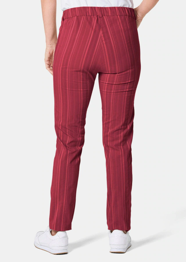 GOLDNER Stoffhose »Kurzgröße Sportliche Strukturhose in elastischer Ware« perfekter Sitz mit viel Komfort