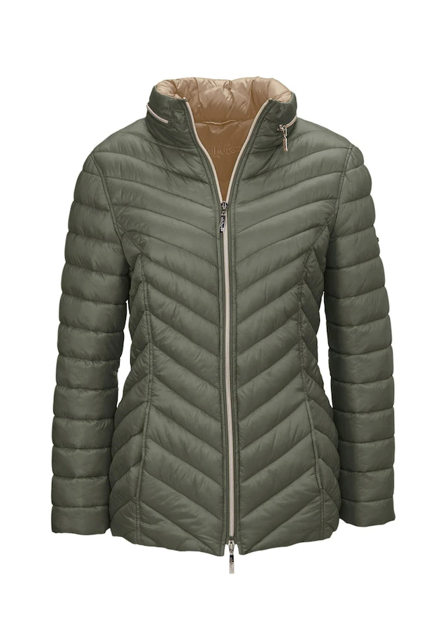 GOLDNER Steppjacke »Kurzgröße Leichte Steppjacke in knitterarmer Ware« Leichte Wattierung mit Diagonalstepp