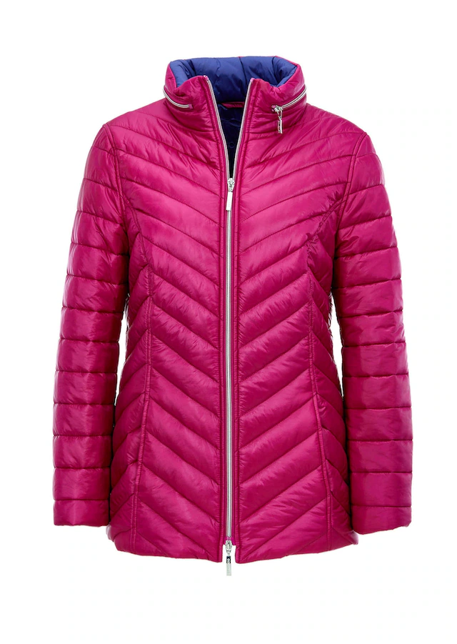 GOLDNER Steppjacke »Kurzgröße Leichte Steppjacke in knitterarmer Ware« Leichte Wattierung mit Diagonalstepp