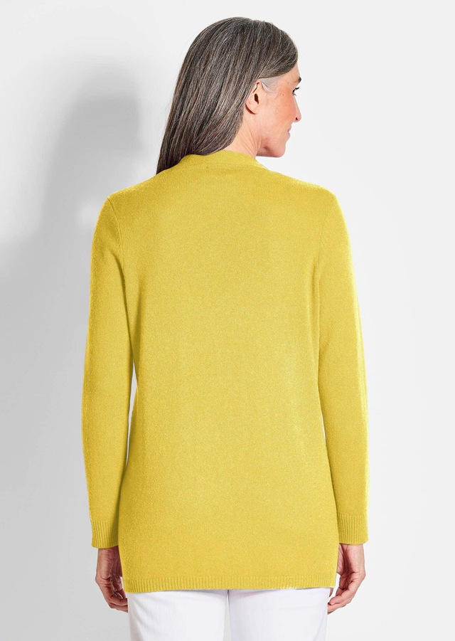 GOLDNER Strickjacke »Kurzgröße Langarm Feinstrick-Cardigan« Ohne