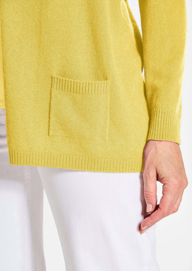 GOLDNER Strickjacke »Kurzgröße Langarm Feinstrick-Cardigan« Ohne