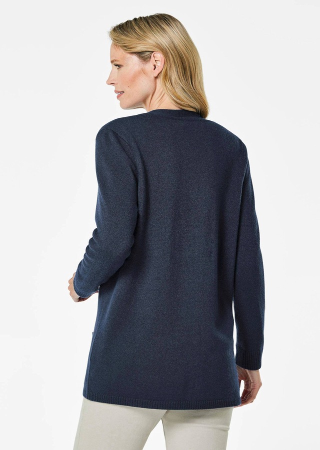 GOLDNER Strickjacke »Kurzgröße Langarm Feinstrick-Cardigan« Ohne