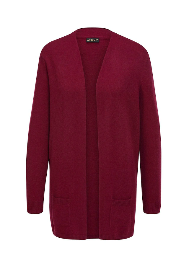 GOLDNER Strickjacke »Kurzgröße Langarm Feinstrick-Cardigan« Ohne