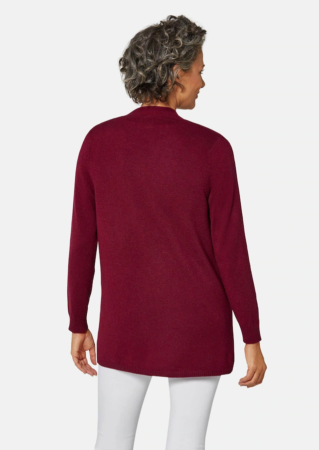 GOLDNER Strickjacke »Kurzgröße Langarm Feinstrick-Cardigan« Ohne