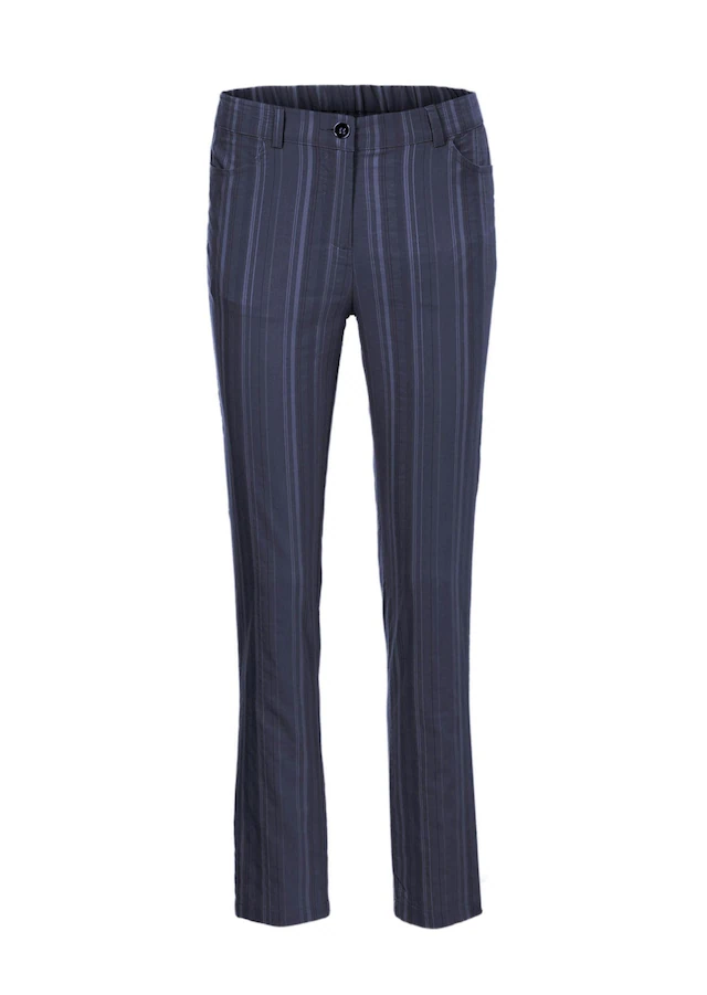 GOLDNER Stoffhose »Sportliche Strukturhose in elastischer Ware« perfekter Sitz mit viel Komfort