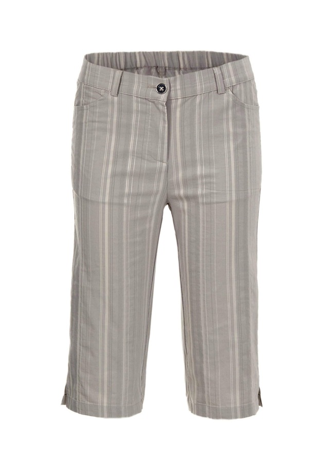 GOLDNER Stoffhose »Kurzgröße Bermuda in strukturierter elastischer Ware« perfekter Sitz und viel Komfort