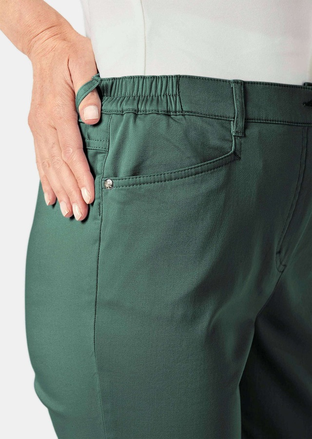 GOLDNER Stoffhose »Kurzgröße Baumwollhose mit Dehnbund« Ohne