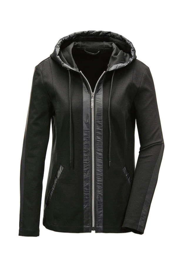GOLDNER Kurzjacke »bequeme Freizeitjacke mit Kapuze« Nylondetails