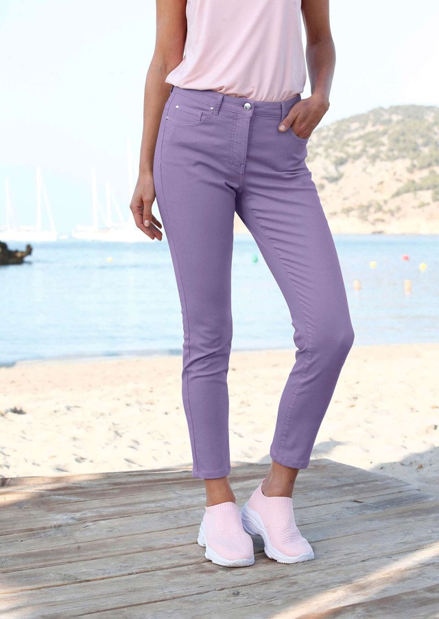 GOLDNER 7/8-Hose »Kurzgröße Schmale Stretchhose BELLA« Ohne