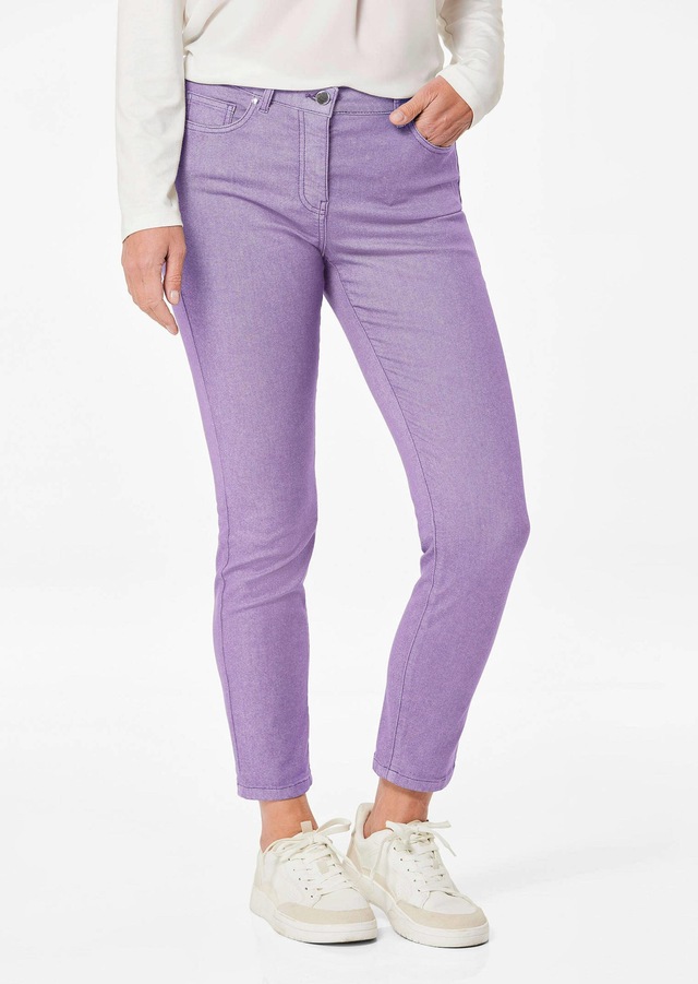 GOLDNER 7/8-Hose »Kurzgröße Schmale Stretchhose BELLA« Ohne