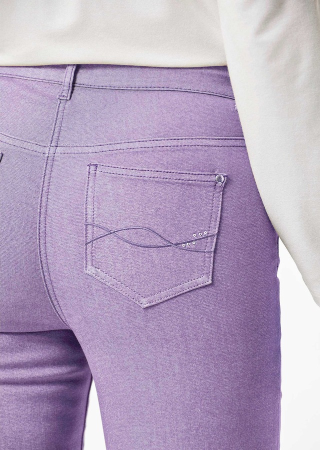 GOLDNER 7/8-Hose »Kurzgröße Schmale Stretchhose BELLA« Ohne