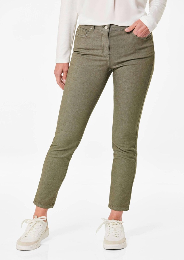 GOLDNER 7/8-Hose »Kurzgröße Schmale Stretchhose BELLA« Ohne