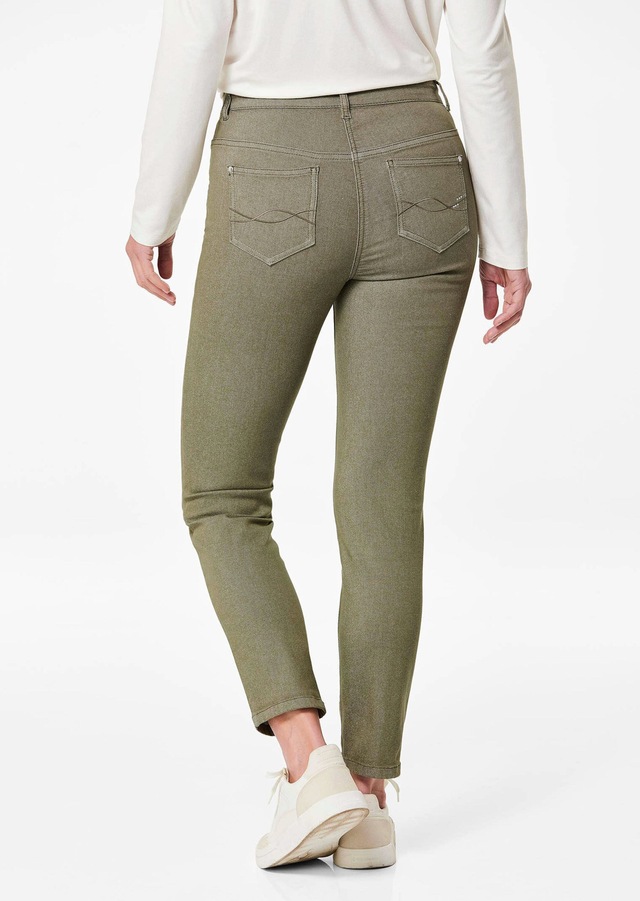 GOLDNER 7/8-Hose »Kurzgröße Schmale Stretchhose BELLA« Ohne