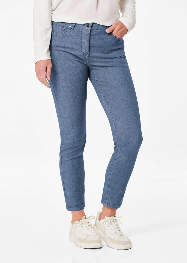 GOLDNER 7/8-Hose »Kurzgröße Schmale Stretchhose BELLA« Ohne