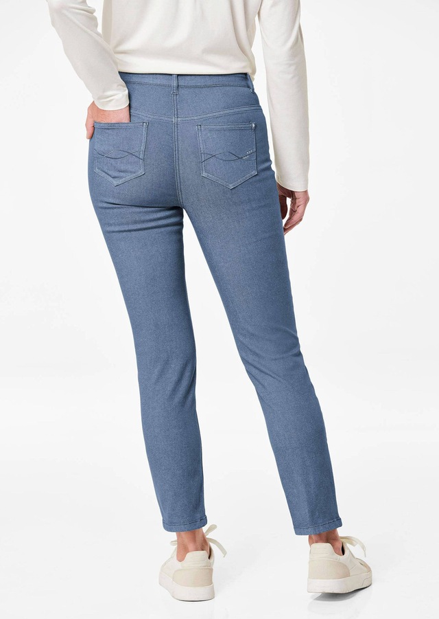 GOLDNER 7/8-Hose »Kurzgröße Schmale Stretchhose BELLA« Ohne