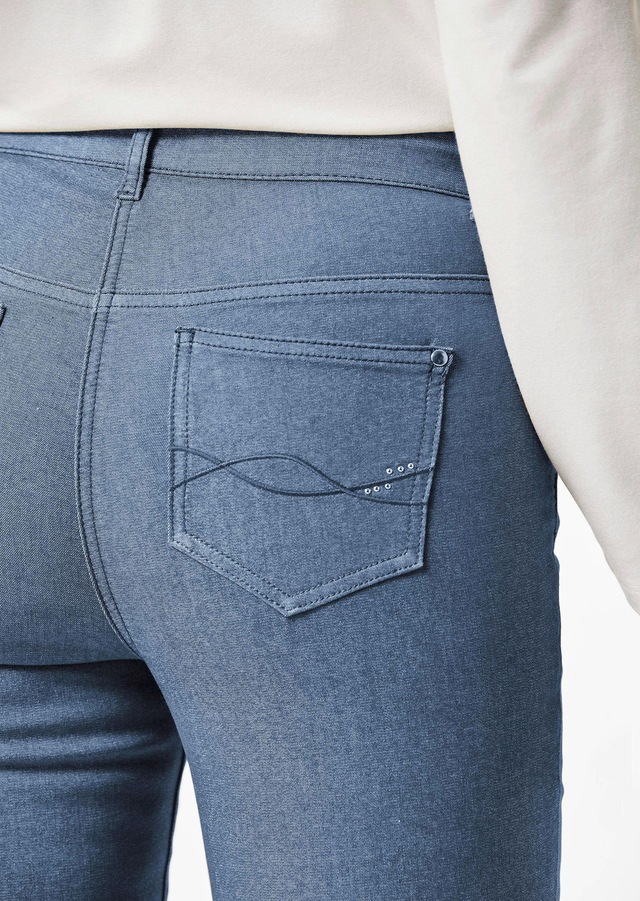 GOLDNER 7/8-Hose »Kurzgröße Schmale Stretchhose BELLA« Ohne