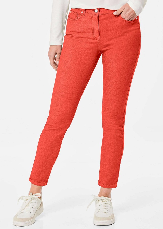 GOLDNER 7/8-Hose »Kurzgröße Schmale Stretchhose BELLA« Ohne