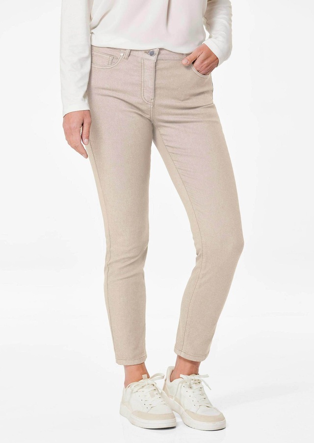 GOLDNER 7/8-Hose »Kurzgröße Schmale Stretchhose BELLA« Ohne