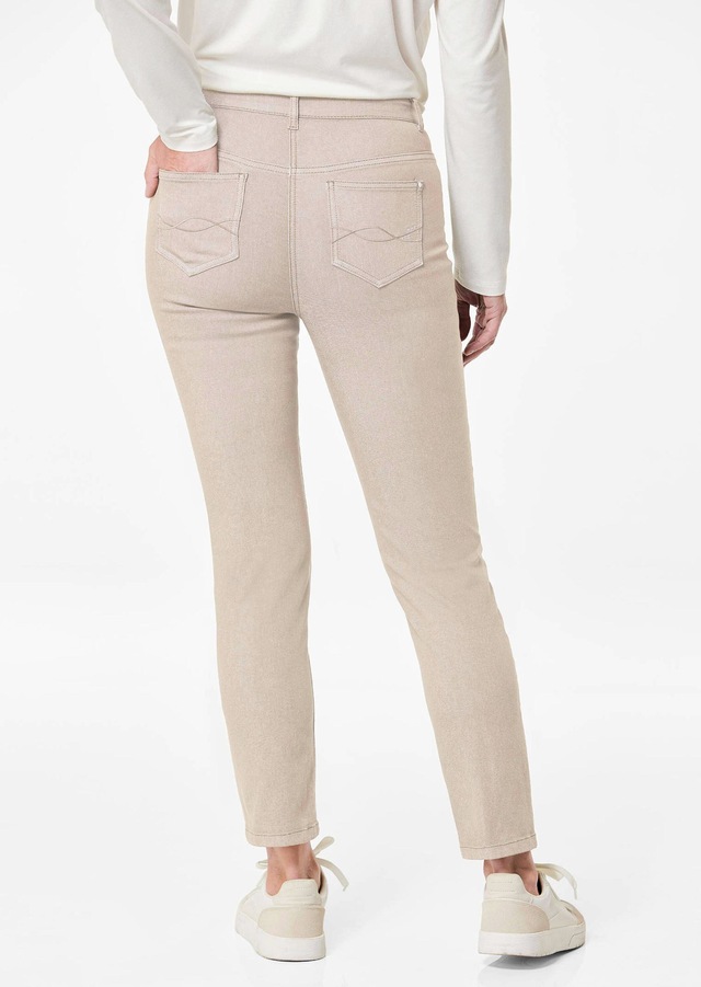 GOLDNER 7/8-Hose »Kurzgröße Schmale Stretchhose BELLA« Ohne