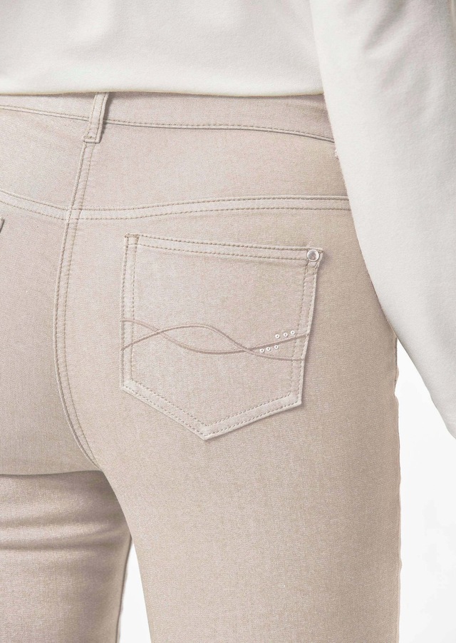 GOLDNER 7/8-Hose »Kurzgröße Schmale Stretchhose BELLA« Ohne