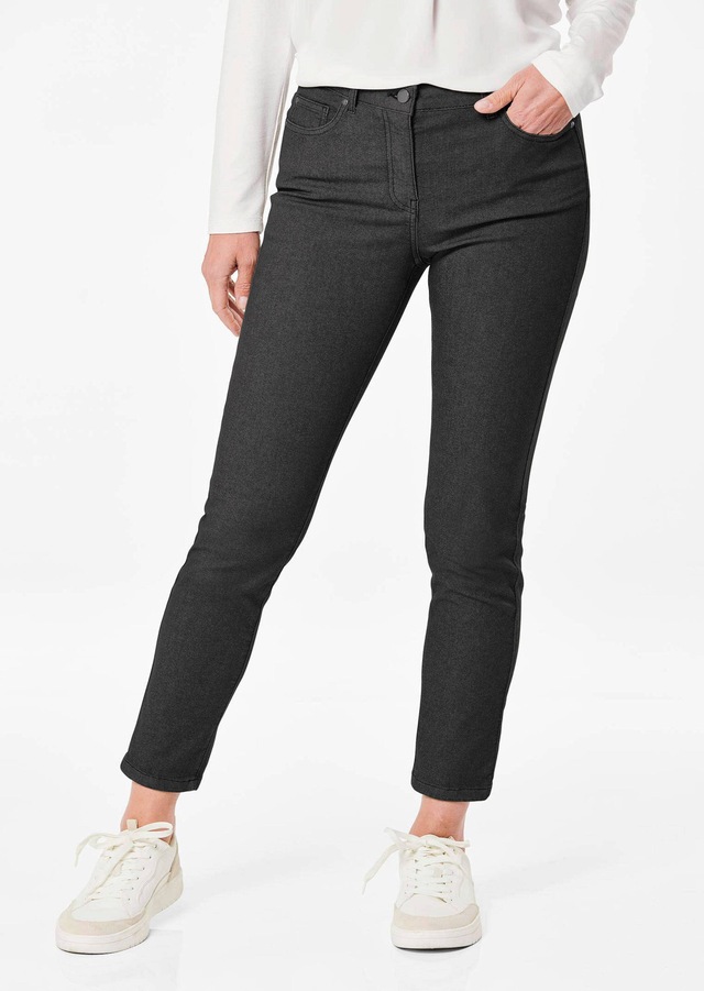 GOLDNER 7/8-Hose »Kurzgröße Schmale Stretchhose BELLA« Ohne