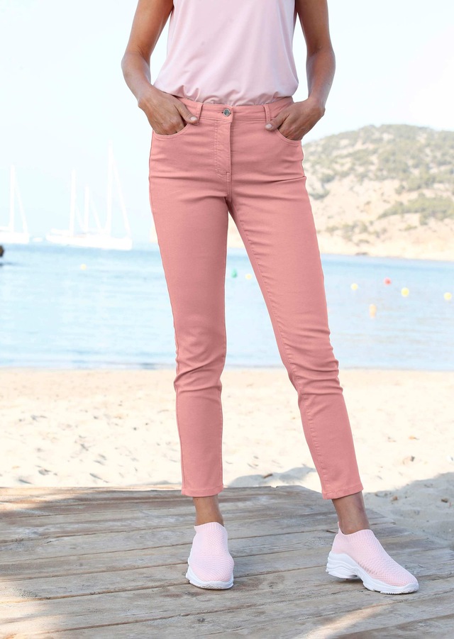 GOLDNER 7/8-Hose »Kurzgröße Schmale Stretchhose BELLA« Ohne