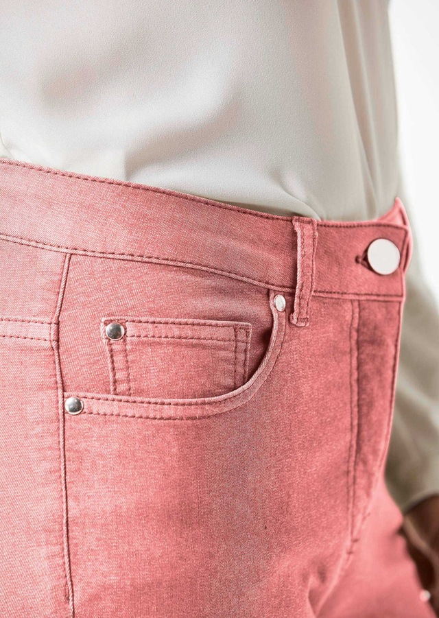 GOLDNER 7/8-Hose »Kurzgröße Schmale Stretchhose BELLA« Ohne
