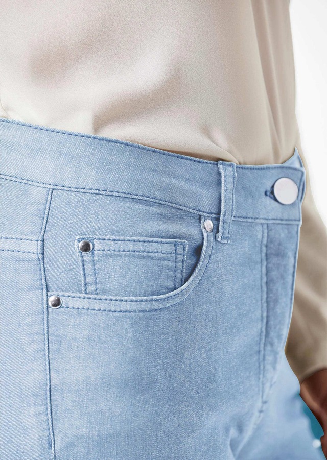 GOLDNER 7/8-Hose »Kurzgröße Schmale Stretchhose BELLA« Ohne
