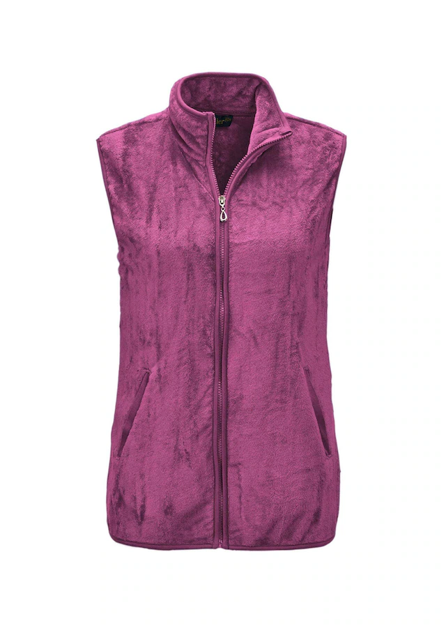 GOLDNER Kurzweste »Teddy-Weste aus flauschigen Fleece« Ohne