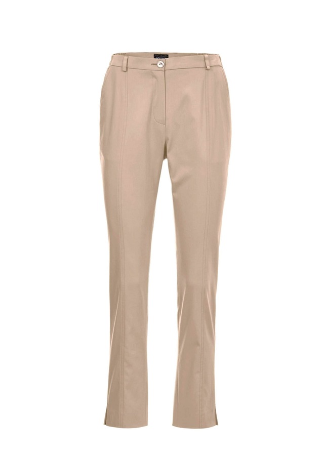 GOLDNER Stoffhose »Sportive Hose Carla aus trageangenehmen Satin« perfekt sitzende und anschmiegsame Passform