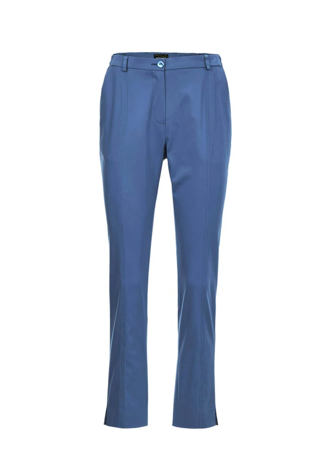 GOLDNER Stoffhose »Sportive Hose Anna aus trageangenehmen Satin« Perfekt sitzende und anschmiegsame Passform