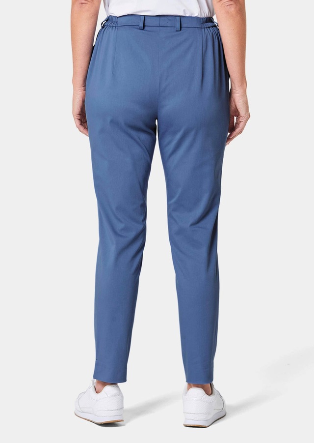 GOLDNER Stoffhose »Sportive Hose Anna aus trageangenehmen Satin« Perfekt sitzende und anschmiegsame Passform