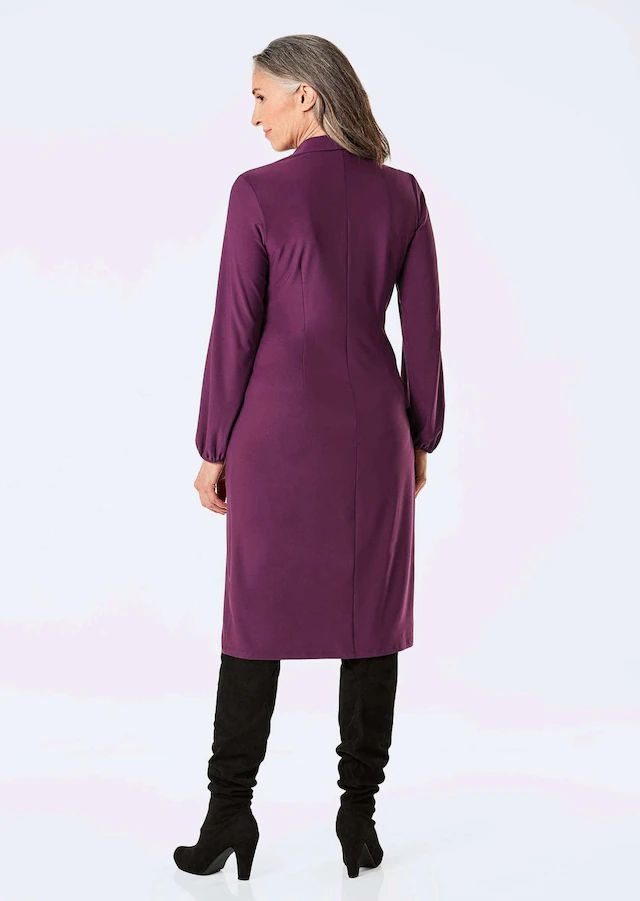 GOLDNER Jerseykleid »Elegantes Jerseykleid mit V-Ausschnitt« Wickeloptik