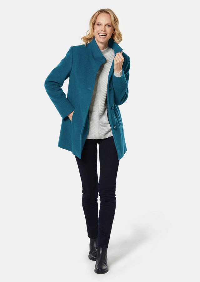 GOLDNER Wolljacke »Eleganter Wintermantel mit Stehkragen« Vielseitig zu kombinieren
