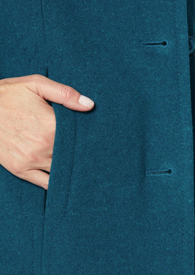 GOLDNER Wolljacke »Eleganter Wintermantel mit Stehkragen« Vielseitig zu kombinieren