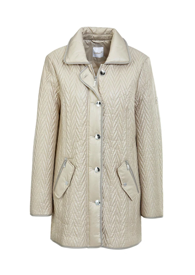 GOLDNER Steppjacke »Kurzgröße Longjacke mit außergewöhnlicher Steppung« Ohne