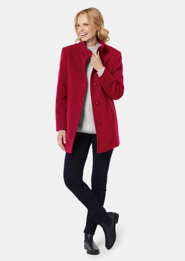 GOLDNER Wolljacke »Eleganter Wintermantel mit Stehkragen« Vielseitig zu kombinieren