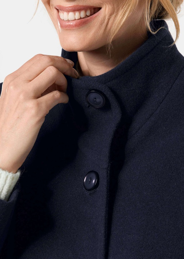 GOLDNER Wolljacke »Eleganter Wintermantel mit Stehkragen« Vielseitig zu kombinieren