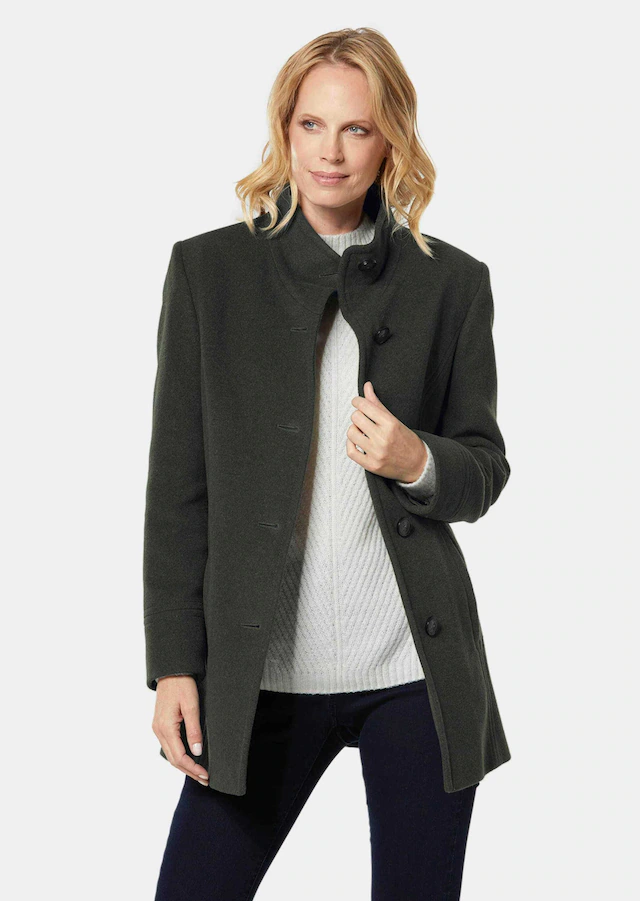 GOLDNER Wolljacke »Eleganter Wintermantel mit Stehkragen« Vielseitig zu kombinieren