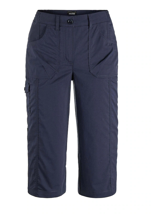 GOLDNER 7/8-Hose »Sportive Outdoorhose, elastischer Bund« Ohne