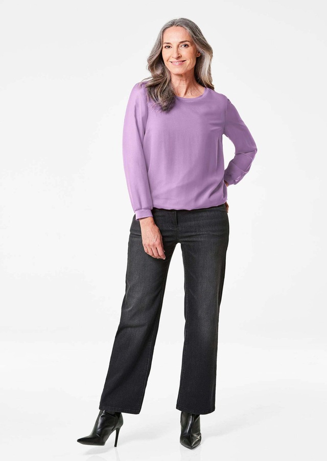 GOLDNER Klassische Bluse »Schlupfbluse« Luftiiger Chiffon