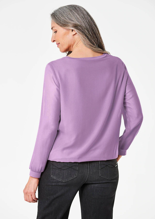 GOLDNER Klassische Bluse »Schlupfbluse« Luftiiger Chiffon