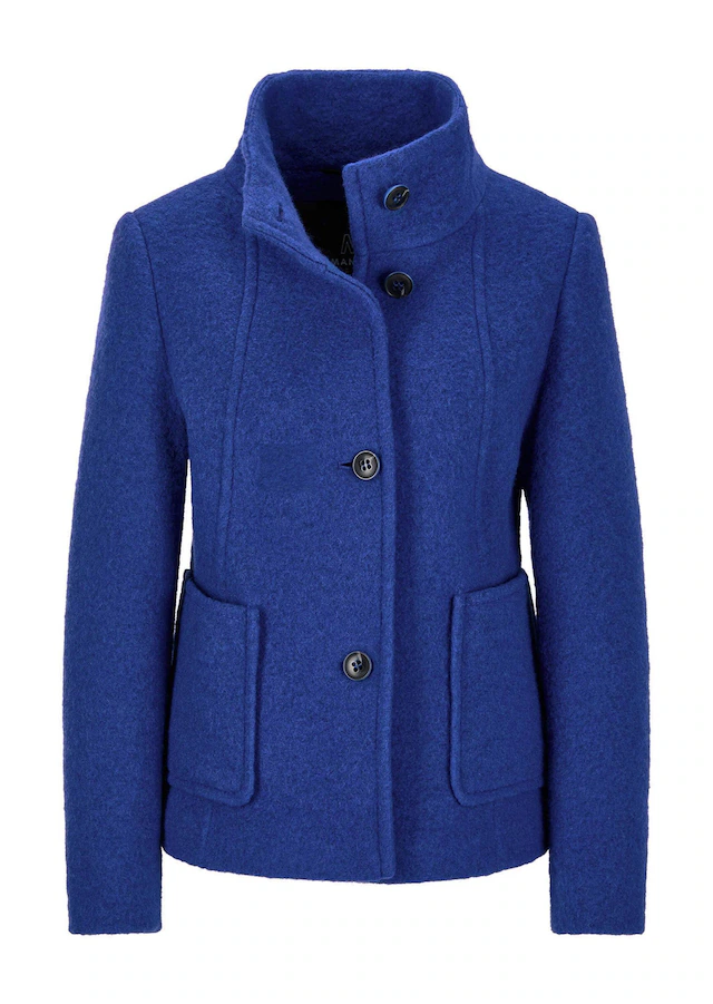 GOLDNER Wolljacke »Kurzgröße Elegante Kurzjacke mit Stehkragen« Stehkragen