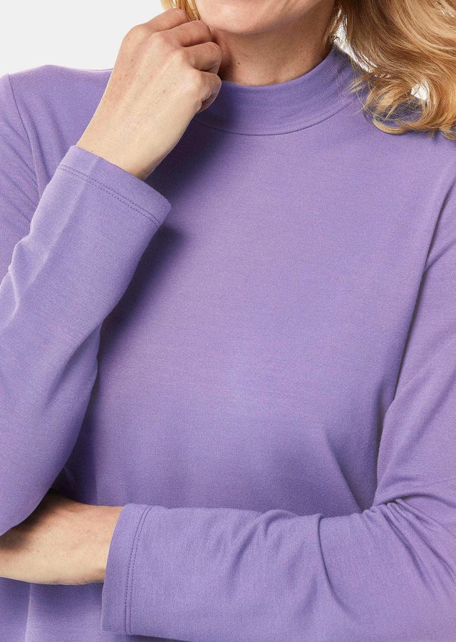 GOLDNER Longpullover »Stehkragenshirt mit Langarm« Ohne