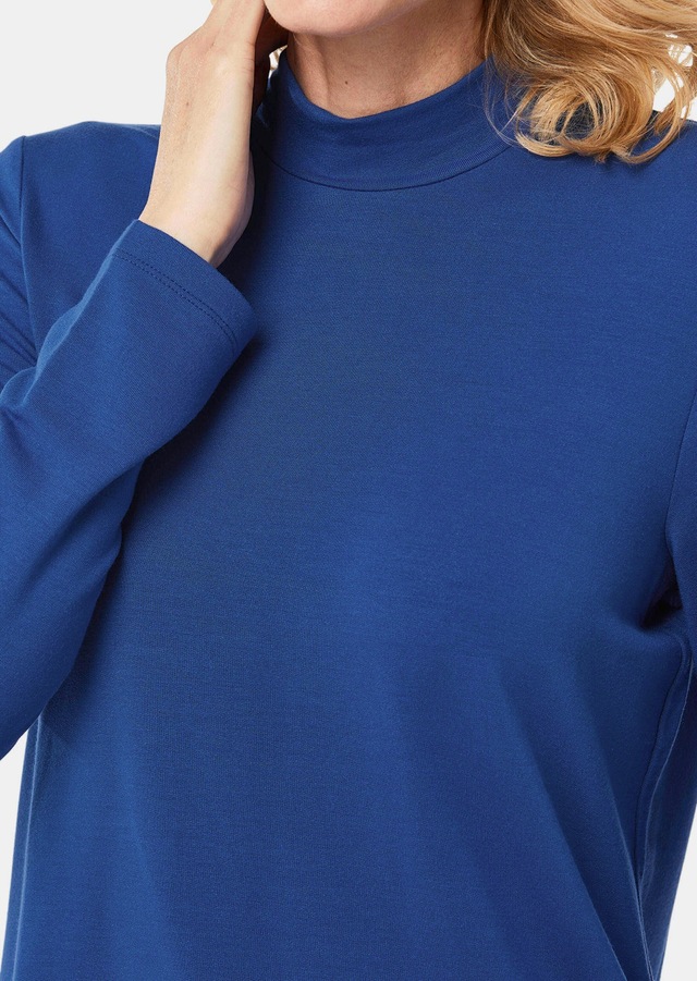 GOLDNER Longpullover »Stehkragenshirt mit Langarm« Ohne