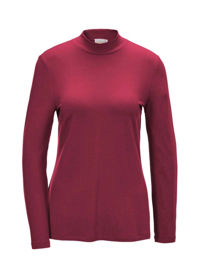 GOLDNER Longpullover »Stehkragenshirt mit Langarm« Ohne